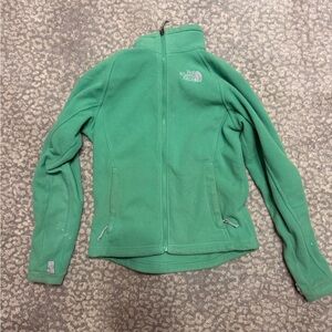 The North Face green Fleece Pullover